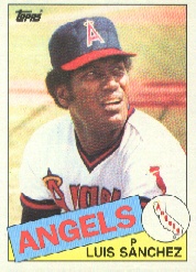 1985 Topps Baseball Cards      042      Luis Sanchez
